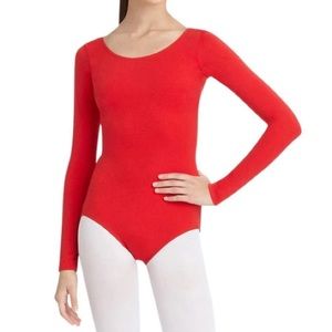 Red leotard